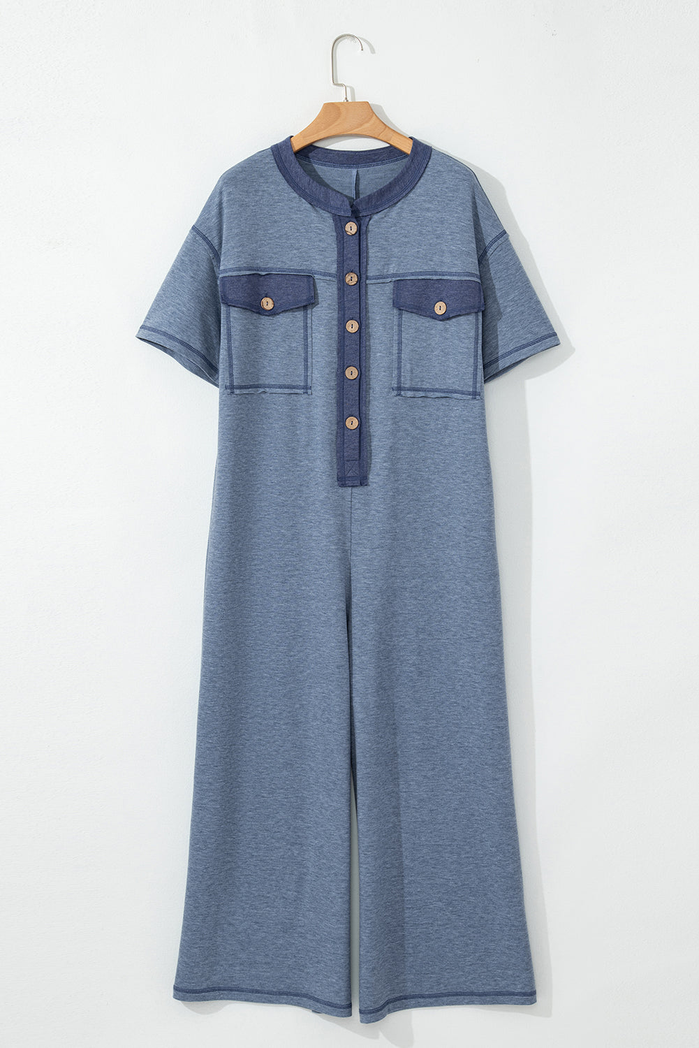 (Preorder 4.17)Pockets Wide Leg Jumpsuit