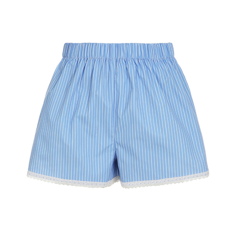 High Waist Button Shorts