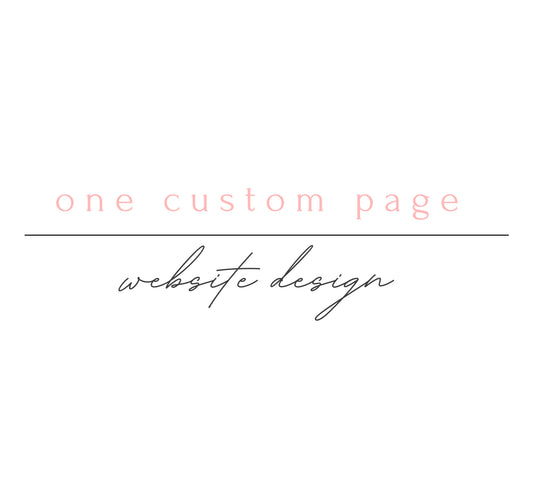 One Page Custom Page Website Design- Construction | Painter | Landing Page Type Business
