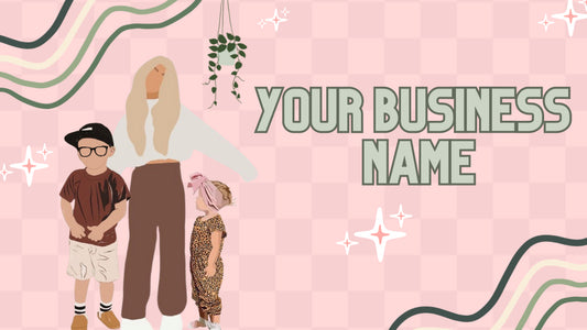 Premade Cute Family Logo