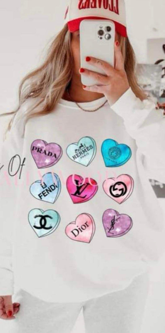 Boujee heart design