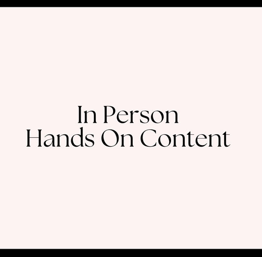 In-Person - Content Creation   (Can Travel)