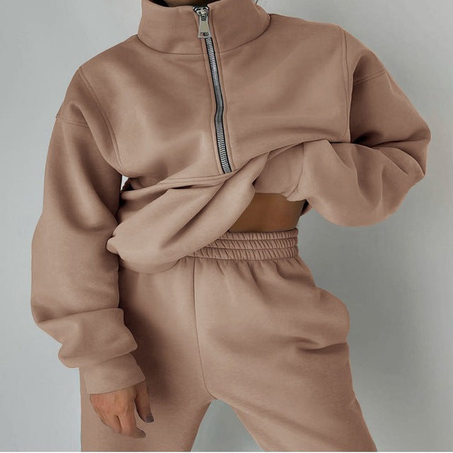 Cozy 2 Pieces Set（fleece Inside）