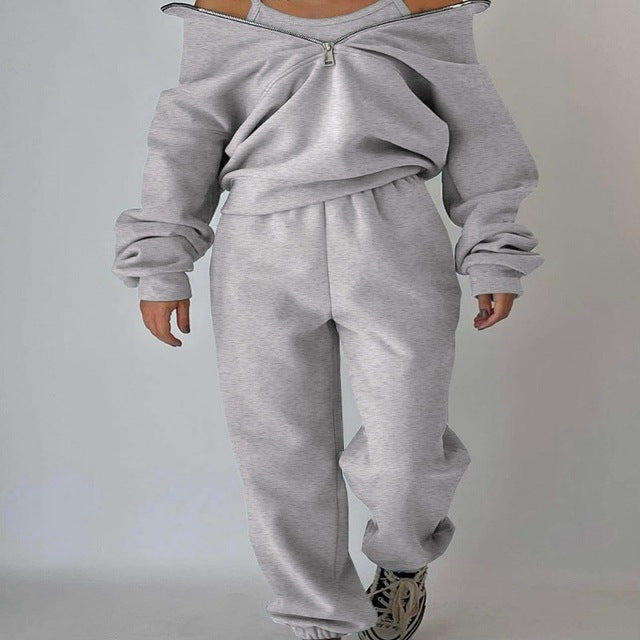 Cozy 2 Pieces Set（fleece Inside）