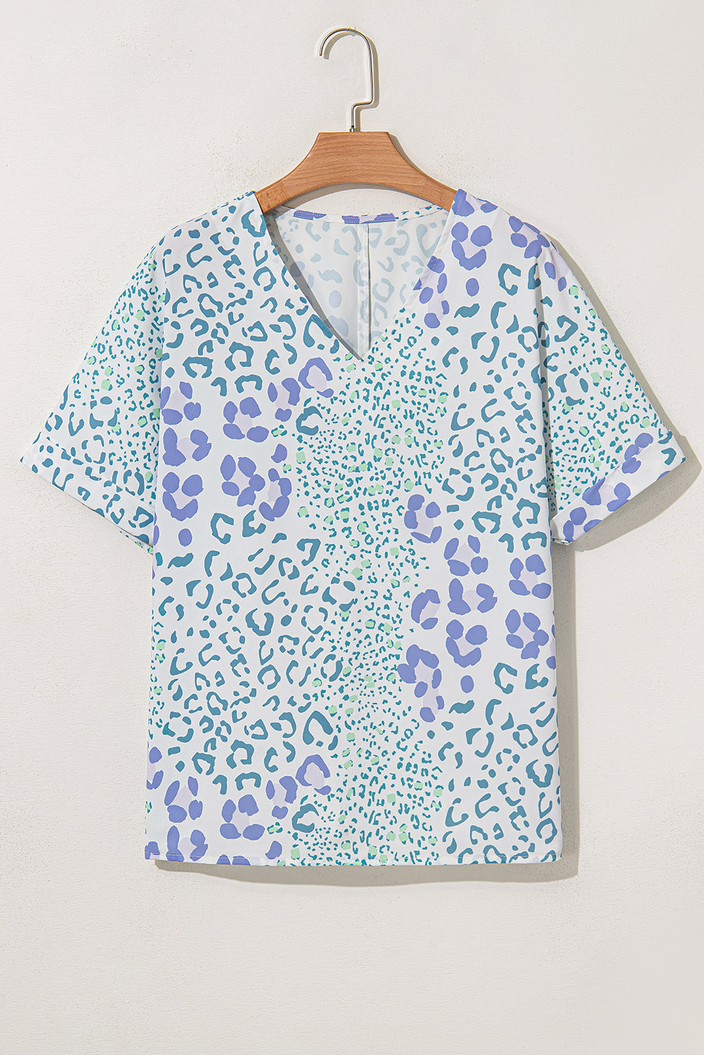 (Pre order 4.15)Leopard V Neck Blouse